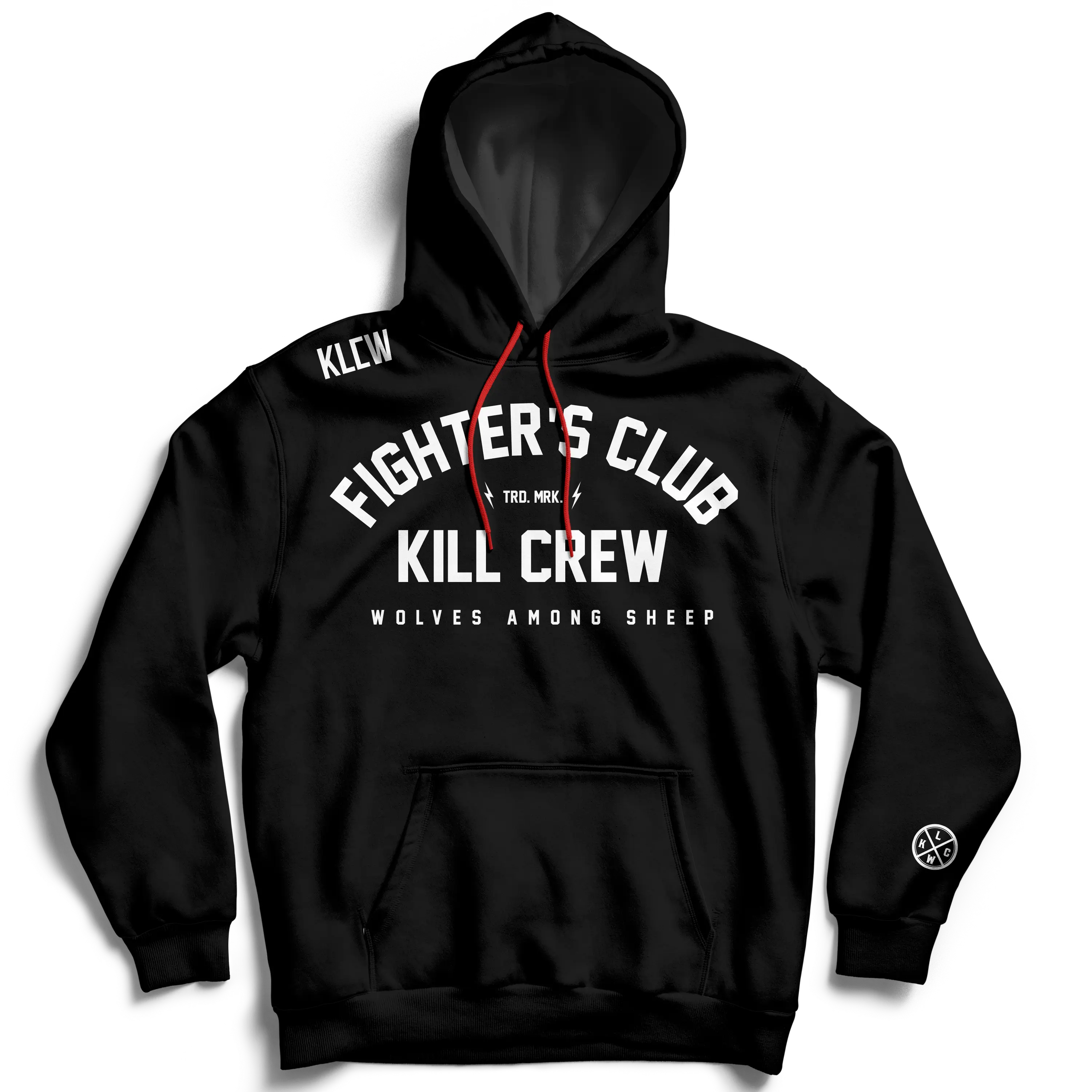 Kill Crew Fighters Club Hoodie Cotton Menswear Soft Fabrics Fitted Polyester Sweatshirts Tops