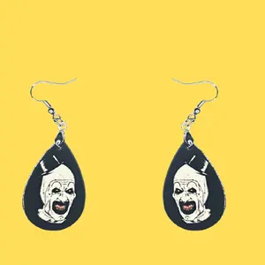 Art the Clown - Teardrop Design with Scary Face for Halloween Accessories