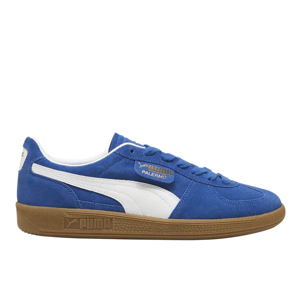PUMA Mens Palermo Lace Up Sneakers Shoes Casual - Blue PUMA Mens Palermo Lace Up Sneakers Shoes Casual - Blue