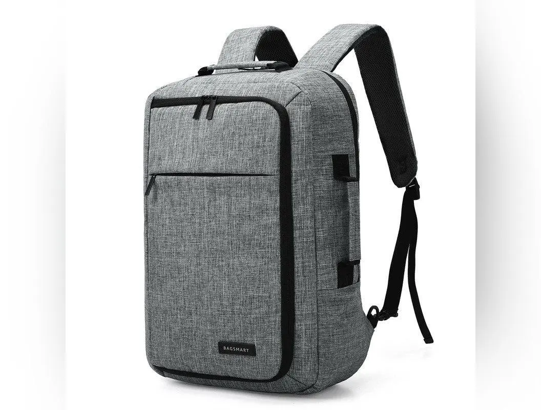 Unisex 15.6 Laptop Backpack Convertible Briefcase 2-in-1 Business Travel Luggage Carrier