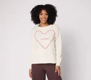 Peace Love World 100% Cotton Novelty Motif Sweater