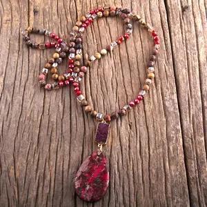 Red Imperial Jasper Passion & Protection Necklace, Red Jasper necklace, Red Imperial Jasper, passion and protection jewelry, grounding necklace, metaphysical properties, gemstone necklace, spiritual protection, emotional balance, healing crystals