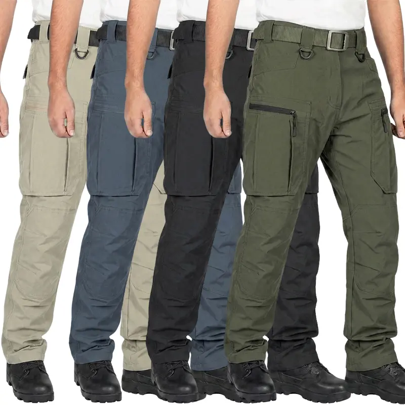HOMUG 2-piece set, tear-resistant fabric. Suitable for men’s tactical work pants for construction, hiking, outdoor activities, and everyday wear. Multi-pocket design. Practical long pants for work, hiking, outdoor camping, and everyday use.