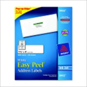 Avery 1054874 Rectangle Easy Peel Jam-Free Inkjet Mailing Label, 1.33 x 4 In. - Pack - 1400