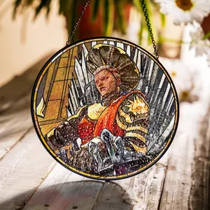 Suncatcher Ornament Ambessa Arcane, Suncatcher Ornament, Anime Apparel fanmerch lol Merchandise Fan gift, League of Legends Suncatcher