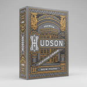 Theory11 Black Hudson Playing Cards