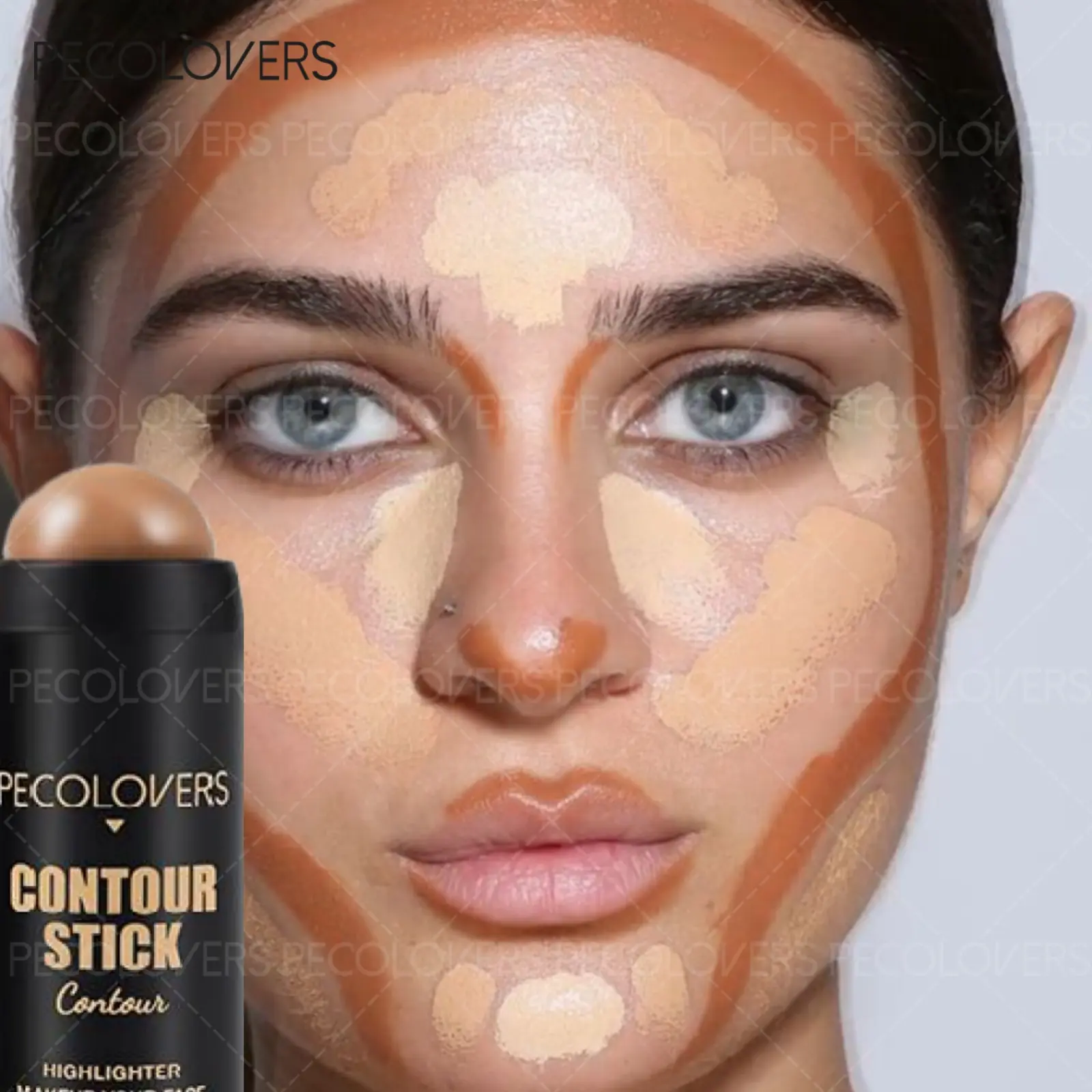Waterproof Concealer Stick-Covers Spots, Blemishes, Dark Circles, Natural Matte Finish, Long-lasting, Suitable for All Skin Types