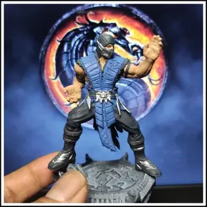8cm Mortal Kombat Sub-Zero Resin Figure | Collectible Model | Game Character Toy