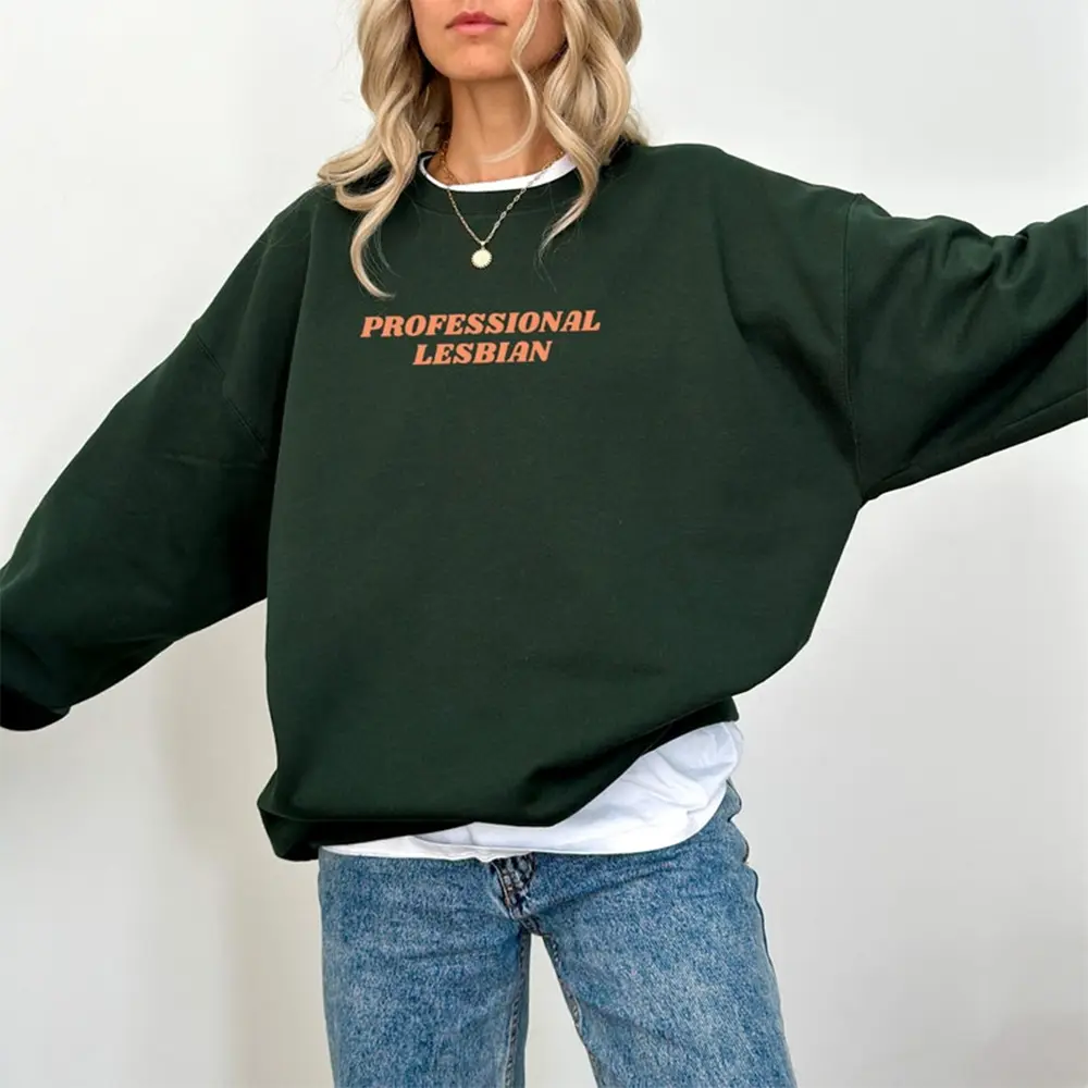Professional Lesbian Sweatshirt, Sapphic Sweatshirt