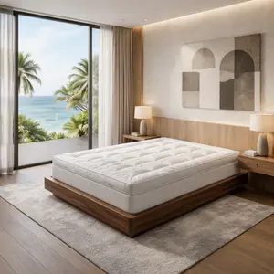 Luxury 4 Inch Mattress Topper Queen King Size, Extra Thick Pillow Top Mattress Pad, Ultra Plush Bed Topper with Breathable Design and Deep Pocket Fit, Pressure Relief and Support for All Sleeping Positions