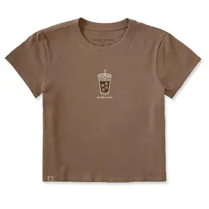 Women's On the Rocks Iced Coffee Crusher-LITE Shrunken Tee