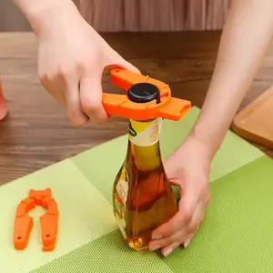 Ergonomic Multi-Functional Bottle Opener Set, Ideal for Weak Hands, Seniors & Rheumatoid Arthritis, Durable Plastic, Easy Grip Handles, Kitchen Utensils