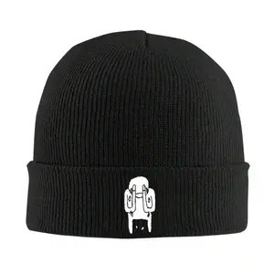 S&T Amnesiac Album Logo Beanie Hat - Officially Inspired White Print On , Unisex Winter Warmth For Men & Women, Iconic Song Track Design (Amnesiac Album Merchandise), Hats, Beanies For Women, Winter Hat, Winter Hats For Men, Graphic Beanies, Toques For Wo