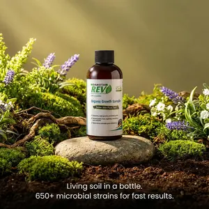 Free 4oz Organic REV Sample – Use code: TRYREV Garden Soil Fertilizer