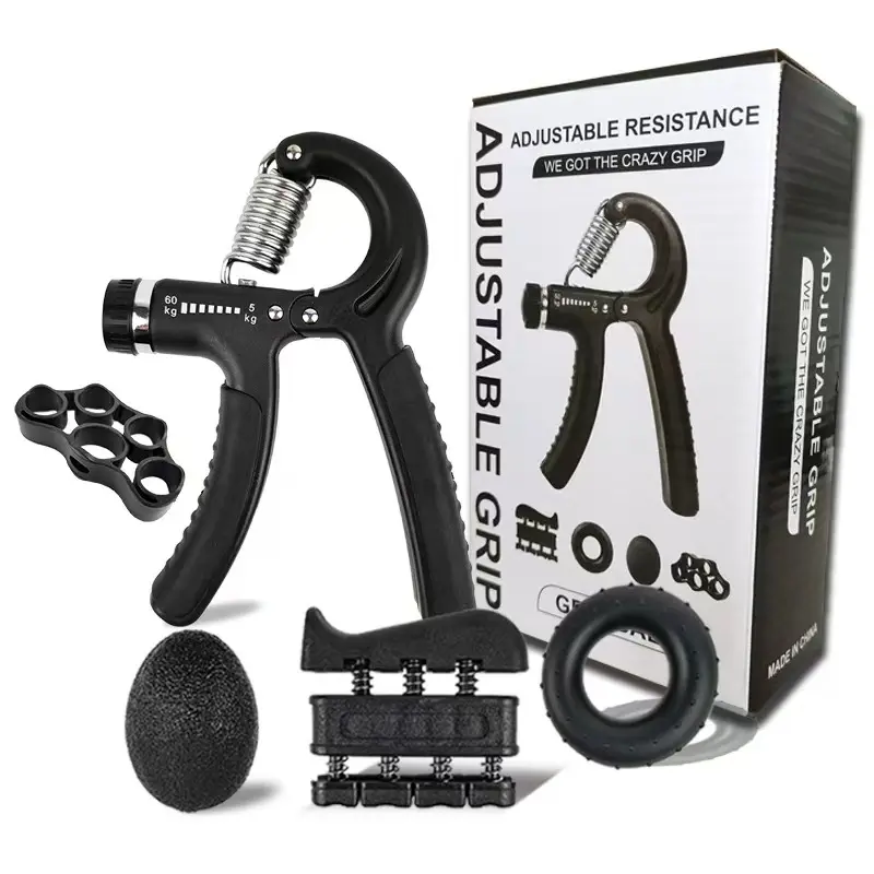 Hand Grip Strength Trainer Kit, 5 Pack Forearm Gripper Strengthener Adjustable Resistance, Hand Strengthening Devices