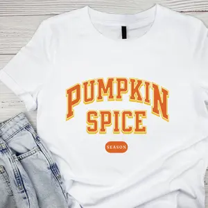 Pumpkin Spice Tee, Fall Fashion Shirt, Back to School Unisex Heavy Cotton Tee for Men and Women, Trendy Fall Tee, Pumpkin Lover Gift