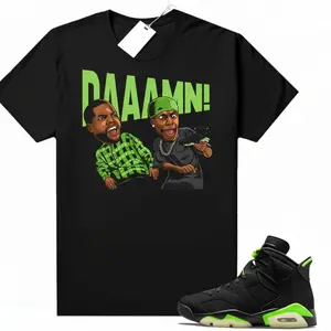 Electric Green Sneaker Match T-Shirt - Streetwear Graphic Tee – Match Your Kicks Outfit, Urban Style Shirt