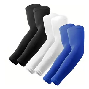 Unisex Cool Compression Arm Sleeves, Breathable Elastic Quick-Dry Design, Suitable for Sports and Daily Wear, Covers Tattoos