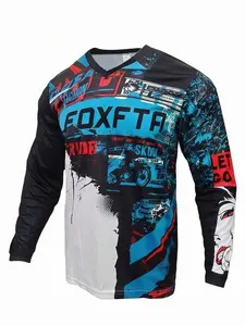 2025 Model Mountain Bike/Beach Cruiser/Mini Bike Long Sleeve Jersey, Made Of Polyester Fabric, Quick-Dry And Breathable, Suitable For Outdoor Sports All Year Round, Fit For Mountain Biking, Cycling, Trail Running And Mountain Bike Accessories. Spring T