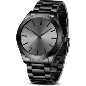 *MWA-PP  Mens Watches Waterproof Stainless Steel Watch for Men Analog Quartz Fashion Business Designer Wristwatch