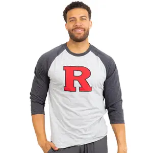Rutgers Scarlet Knights Jonah 3/4 Sleeve Raglan
