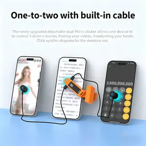 2026 Upgraded Mobile Smartphone Auto Clicker Accessory - Built-in Battery, No Power Source Connection Needed, Tech Gadget for Gaming, Cellphone Live Streaming Likes