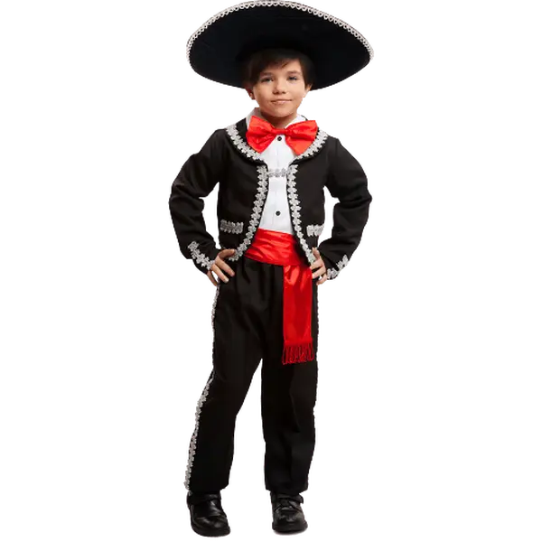Mariachi Costume Dress For Kids - Includes Jacket, Pants, Bowtie & Sash - Boys Costume For Halloween, Role Play , Pretend Play Fun, Theme Party & Cosplay Costume Party