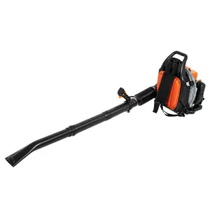 63cc Gas Leaf Blower 27Kw Backpack Power Blower with Adjustable Speed for Yard Snow Removal Construction Site Dust Cleaning Weed Leaf Clearing