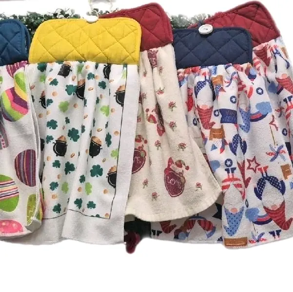 Practical, Convenient Oven Handle Kitchen Towels - Holiday Designs