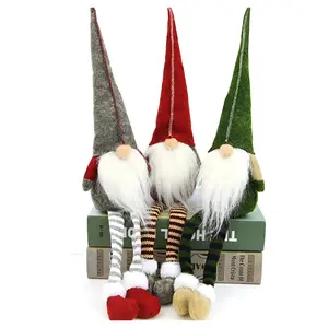 Set of 3 Long-Legged Rudolph Christmas Decorations - Perfect for Home, Gift, or Display Ornaments