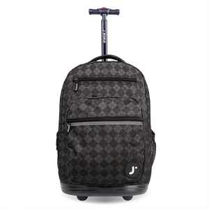 Sundance Laptop Rolling Backpack (20 Inch) in Argyle Black