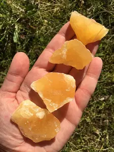 Raw Orange Calcite Crystal from Mexico - Multiple Sizes Available - Sacral, Solar Plexus Chakra