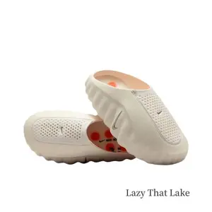 Mind 001 Basic Function Closed-Toe Slippers Beige - Stylish, Comfortable, Non-slip, Wear-resistant, Versatile Sports and Casual Slippers