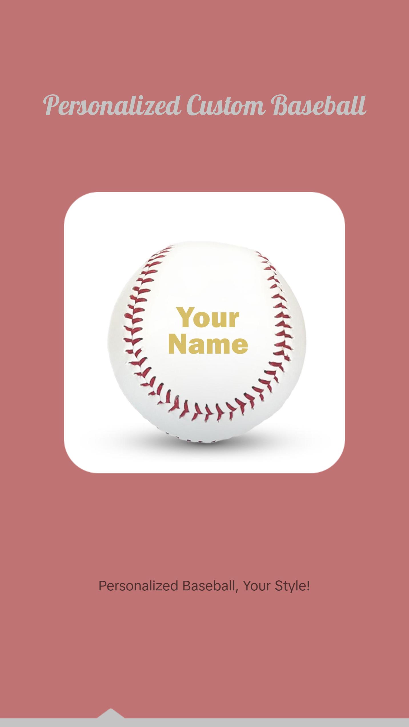 Customized Personalized Baseball, Gift or Display Baseball