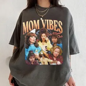 90�s Mom Vibes Shirt, Cool Moms Club T-Shirt, Funny Mom Life Tee, Retro Mother's Day Gift