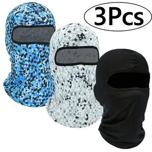 Unisex Balaclava Face Mask Hoodie, Windproof Dustproof Sun Protection Scarf, Multi-Functional Outdoor Sports Hat for All Seasons, Full Balaclava