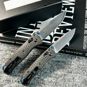 The 533-3 EDC outdoor portable folding knife features a textured, non-slip handle and a stainless steel blade. It is an essential tool for outdoor activities and camping, making it an excellent gift choice for EDC enthusiasts and men.