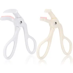 2 Style Eyelash Curler, Premium Plastic Eye Lash Curler, Without Pinching or Pulling Lash Curler Makeup Tool for Women and Girls, Quick Natural Curling for Long Lasting