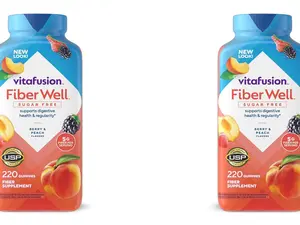 2 Pack Vitafusion Fiber Well Sugar Free Gummy Vitamin Supplement, 440 ct
