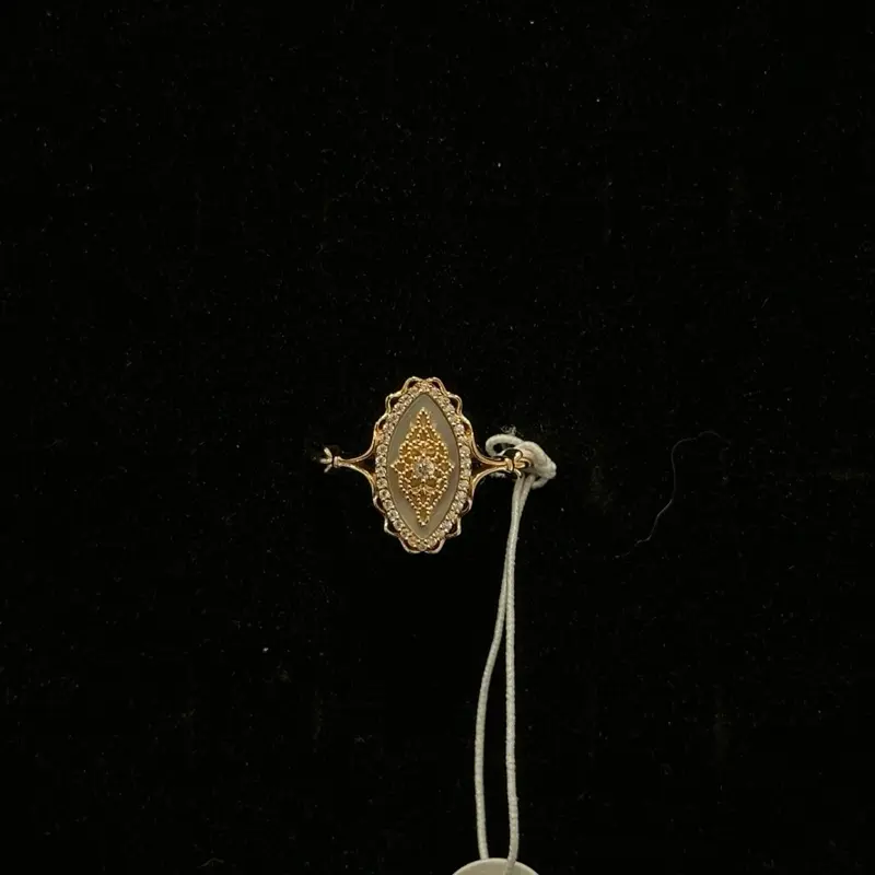Mother of Pearl Vintage Stamp