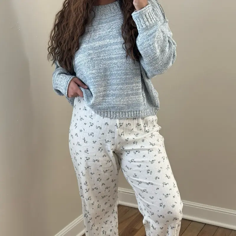 COASTAL BLUE KNIT SWEATER