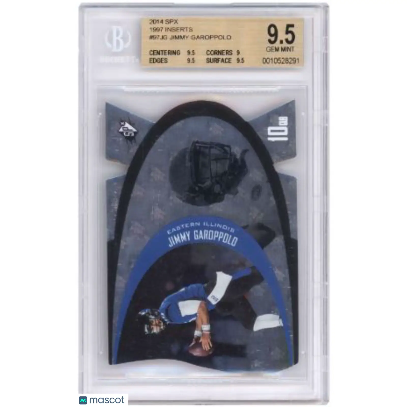 Jimmy Garoppolo BGS 2014 SPx 1997 Inserts #97JG Football 9.5