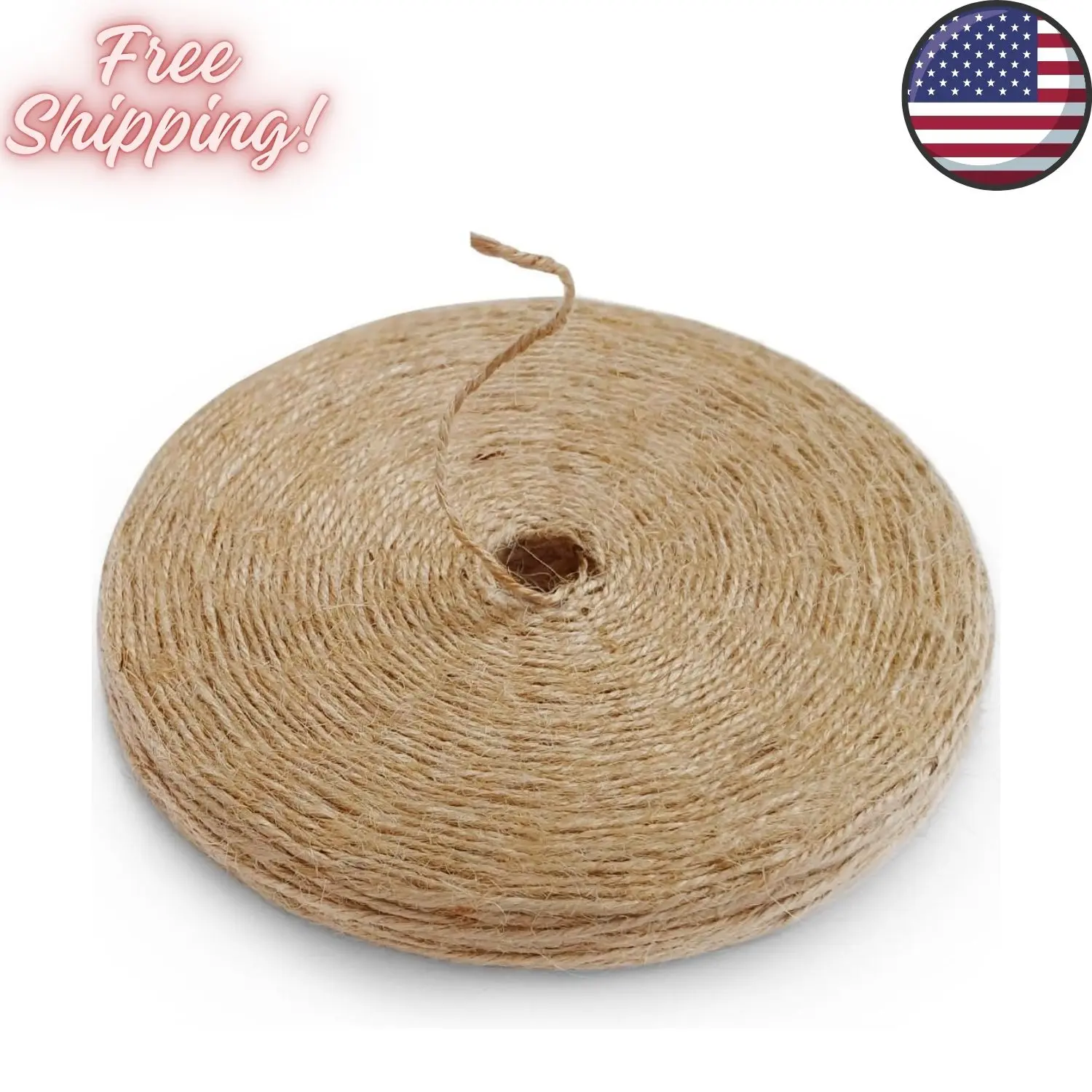 600 Feet Natural Jute Twine Long Twine String