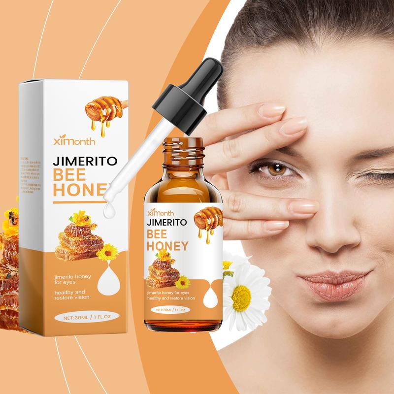 Ximonth Jimerito Honey For Eyes, Refreshing, Moisturizing And Soothing Eye Drops For Dry And Astringent Eyes