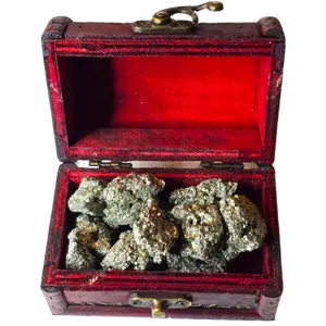Pyrite Treasure Chest | Fool’s Gold Crystal Display | Southwest Crystals