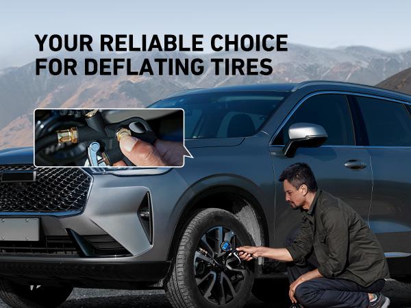 AstroAI Digital Tire Pressure Gauge with Inflator 250 PSI Air Chuck & Compressor Accessories Accuracy Measurement Durable Brass Components Automotive Vehicle Tool