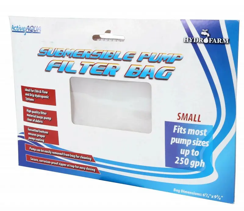 Active Aqua 6" Pump Bag – 6.75" x 9.375" Mesh Filter Bag for Water Pumps