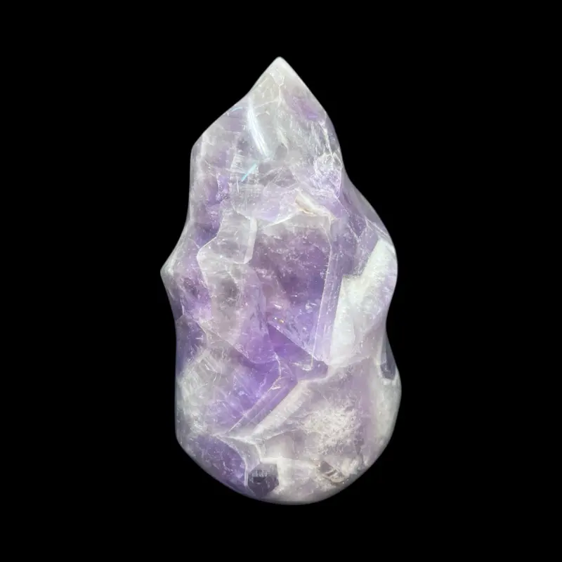 Chevron Amethyst Flamed Freeform Approximately 5 Inches and Almost 2 lbs Natural Healing Crystal Specimen