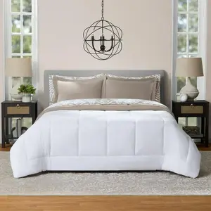 Mainstays All in One Reversible Comforter and Sheet Set, 7-Piece, Queen
