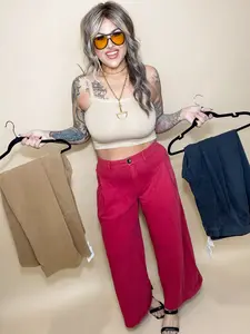 Collins High Waisted Pants - 3 COLORS